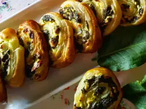 Puff Pastry Snails with Dock