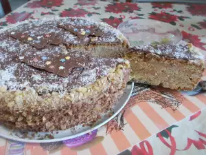 Božićna torta sa pudingom i pavlakom