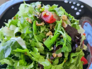 Salad with Chicken and Cherry Tomatoes