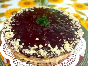 Cheesecake cu ricotta și vișine