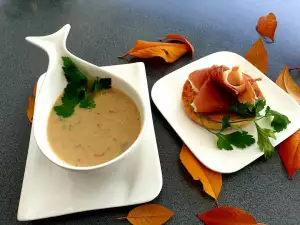 Französische Kastaniencremesuppe