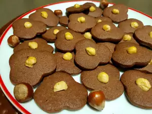 Galletas de chocolate con avellanas