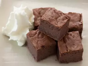 Chocolate Brownies with Chestnuts