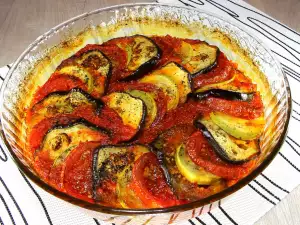 Ratatouille con deliciosa salsa