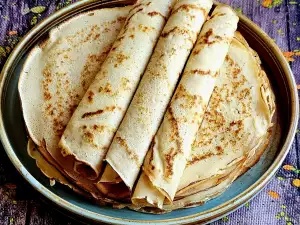 Crepes clásicos con leche