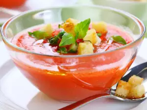 Gazpacho with Croutons