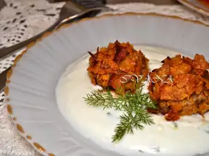 Albóndigas de carne con copos de maíz