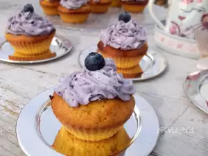 Cupcakes con arándanos