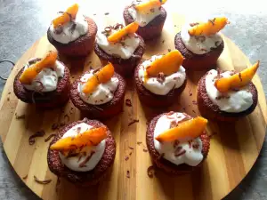 Cupcakes de melocotón