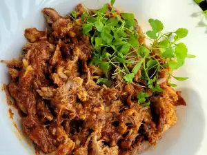 Langzaam geroosterde pulled pork