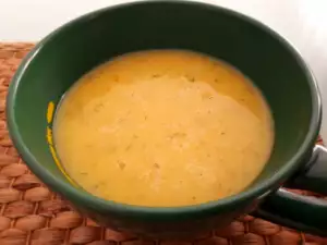 Crema de calabacín para niños