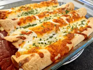 Enchiladas cu carne de rață rapid de preparat