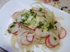 Ensalada de hinojo con rabanitos