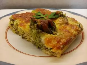 Frittata con brócoli y queso