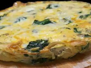 Frittata with Mushrooms and Spinach