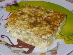 Frittata de calabacín y requesón al horno