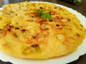 Frittata mit Lauch und Kartoffeln