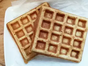 Wafels met amandel- en kokosmeel