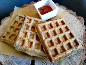 Wafels met lijnzaadmeel