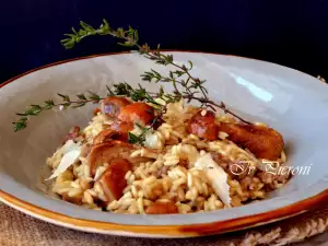 Risotto met paddenstoelen