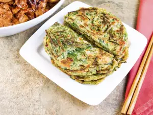 Tortitas americanas de calabacín