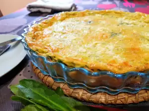 Unwiderstehliche Quiche mit Spinat, Ampfer und Sahne