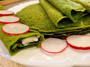 Savory Green Spinach Pancakes