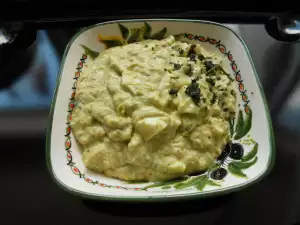 Guacamole con huevo