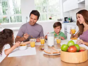 Family breakfast