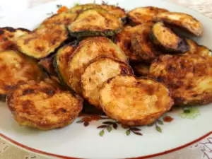 Knusprige gebratene Zucchini