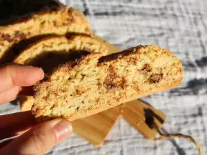 Cantuccini con pepitas de chocolate