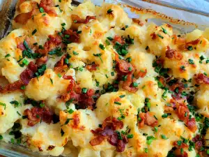 Cauliflower and Bacon Casserole