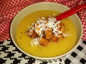 Crema de patatas con zanahorias