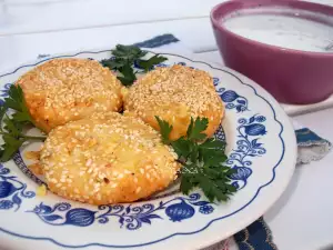 Albóndigas de patata con mozzarella