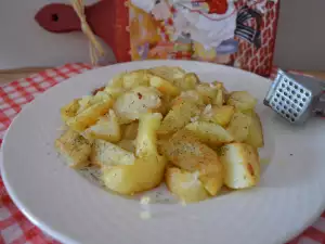 Patatas salteadas con eneldo y ajo