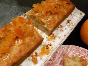 Cake con glaseado de naranja