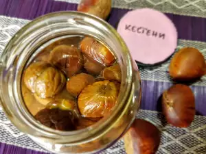 Canned Chestnuts in Syrup