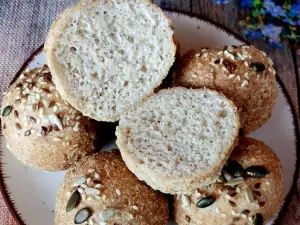 Keto Brötchen in der Heißluftfritteuse oder im Ofen