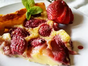 Clafoutis mit Erdbeeren