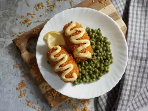 Cordon bleu met een mayonaisesaus