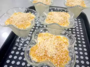 Crème Brûlée Dessert with Gelatin