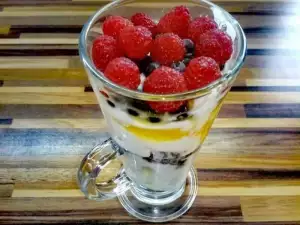 Lichte creme met mascarpone en chia