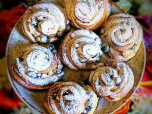 Cruffin con frutos secos