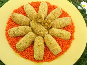 Croquetas picantes de lentejas rojas