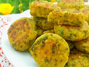 Falafels met bulgur en knoflook