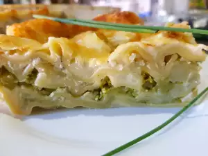 Lasagne met broccoli en kaas