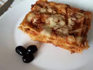 Lasagne met gehakt en aubergine