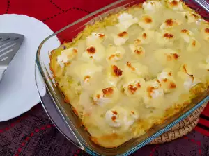 Kartoffelgratin mit Lauch und Karotten