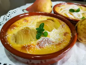 Leichtes Clafoutis mit Birnen