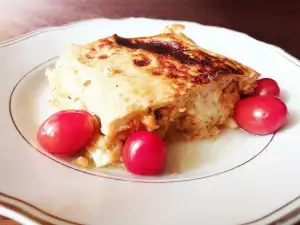 Lentejas al horno con huevos